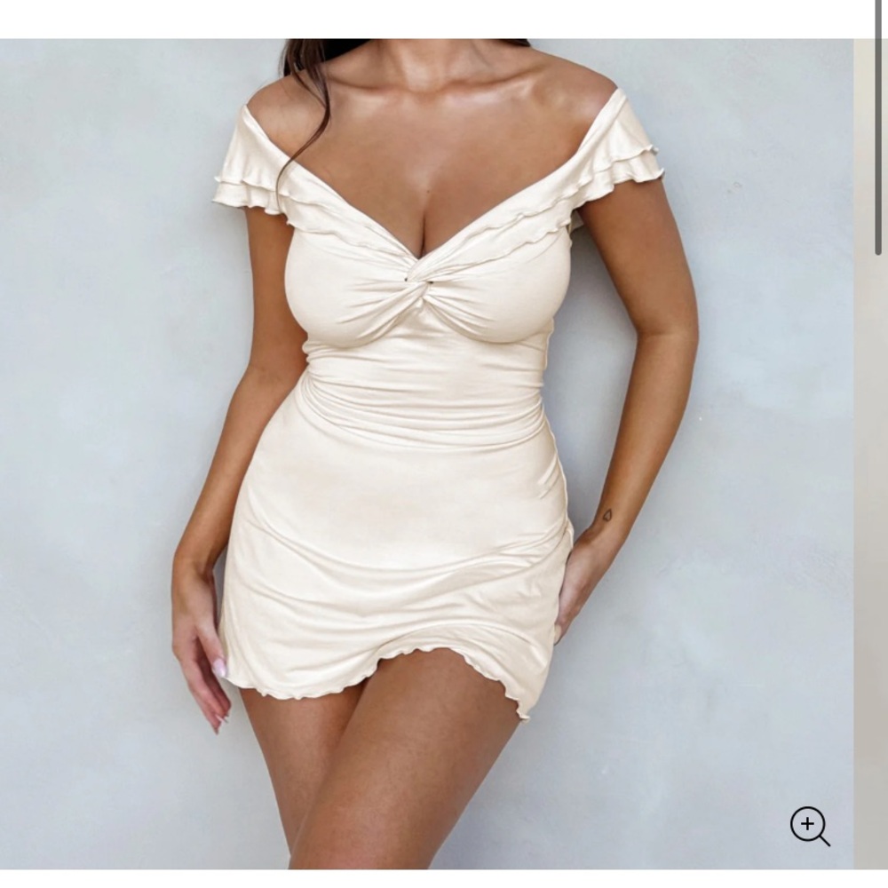 Tiger Mist Cream Dress